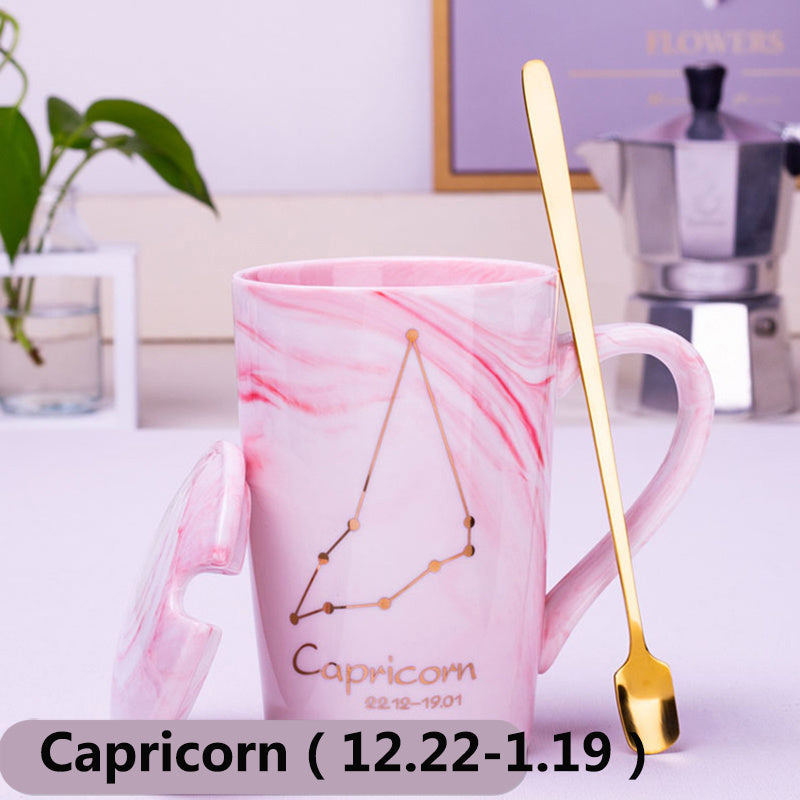 Nordic Creative Ceramic Mug Twelve Constellation Mug